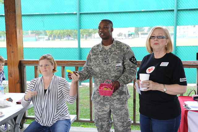 Red Cross volunteers