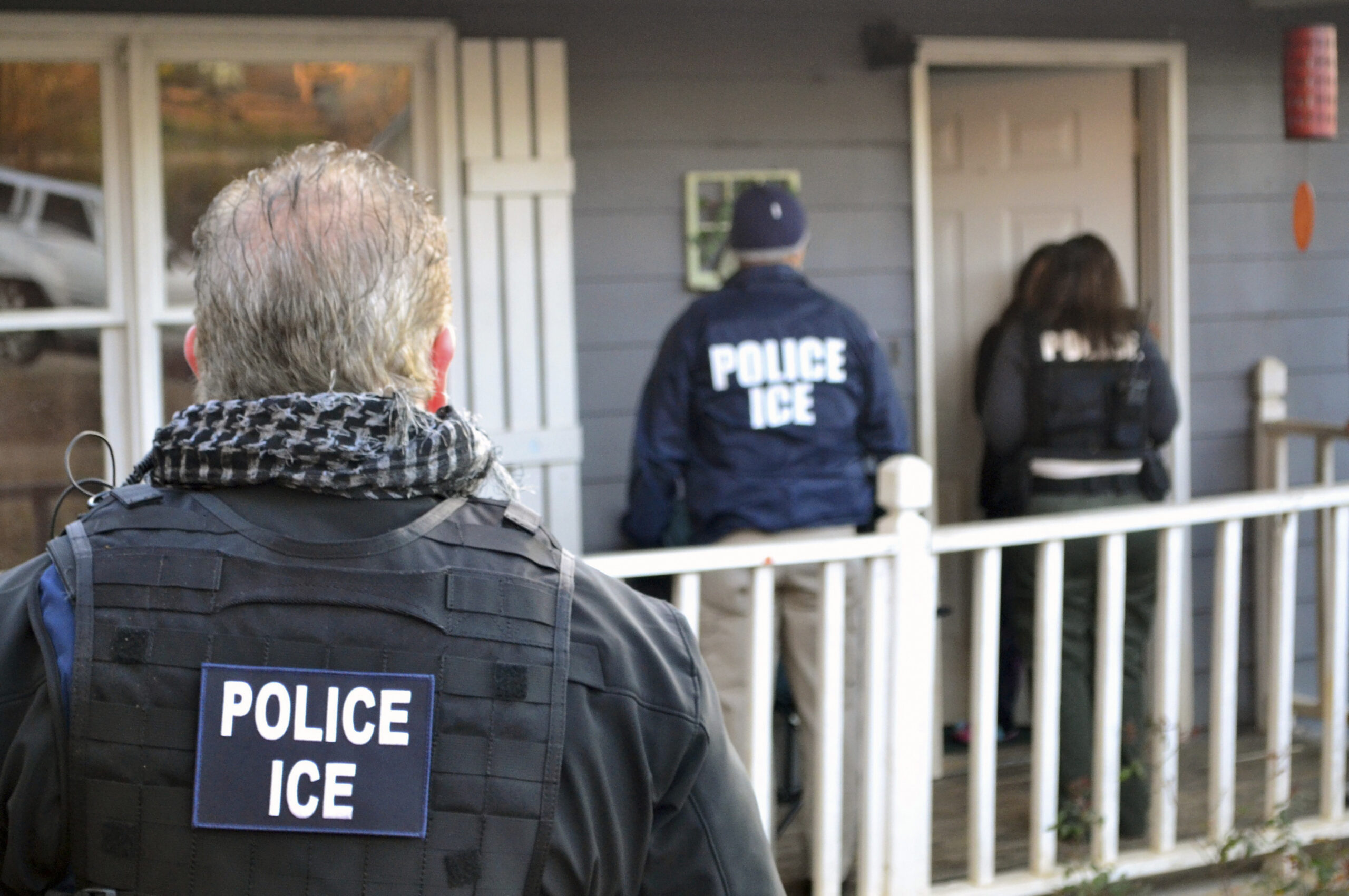 U.S. Immigration and Customs Enforcement agents