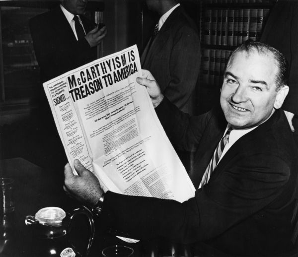 Wisconsin Sen. Joseph McCarthy