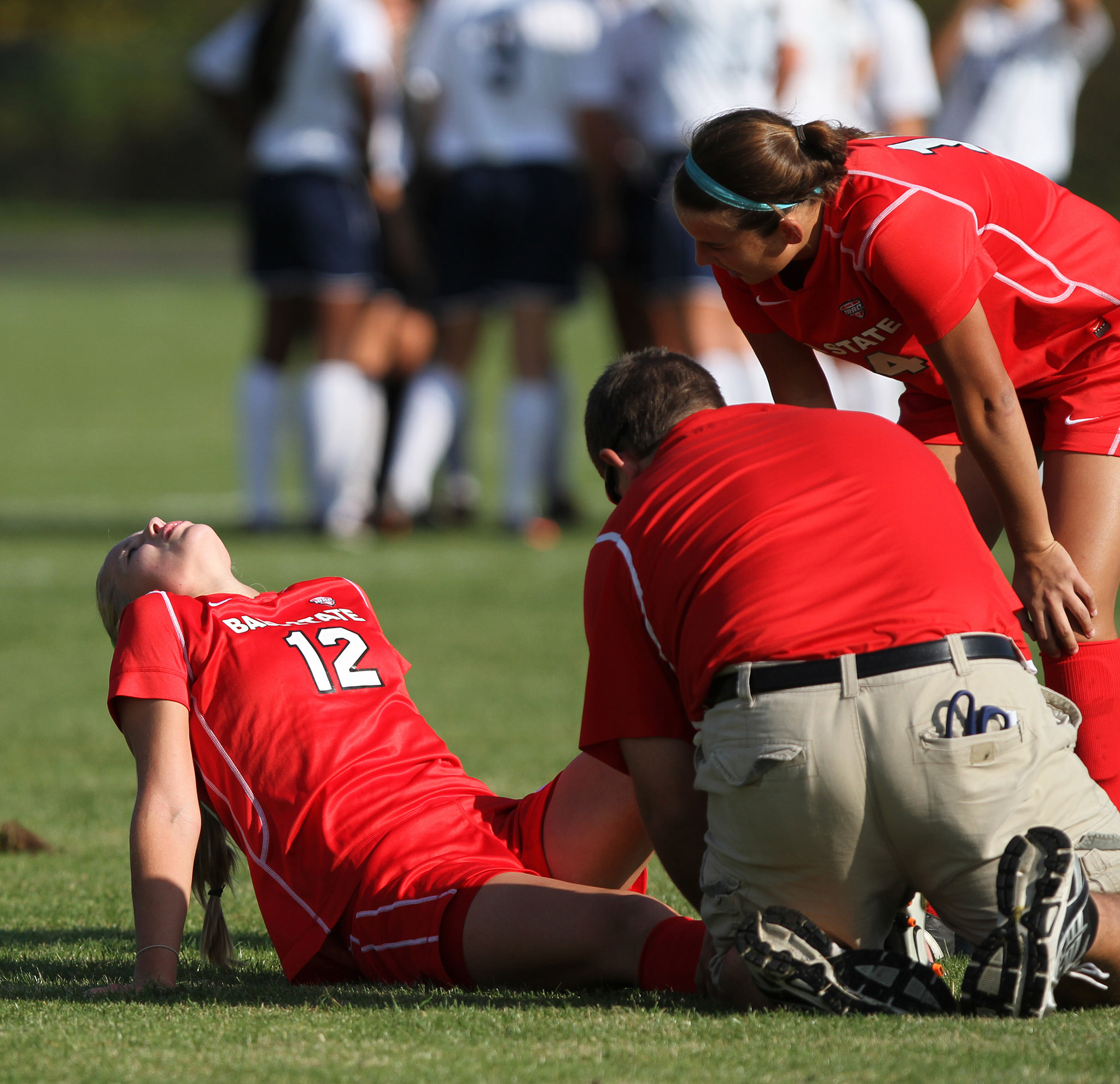 injured soccer player