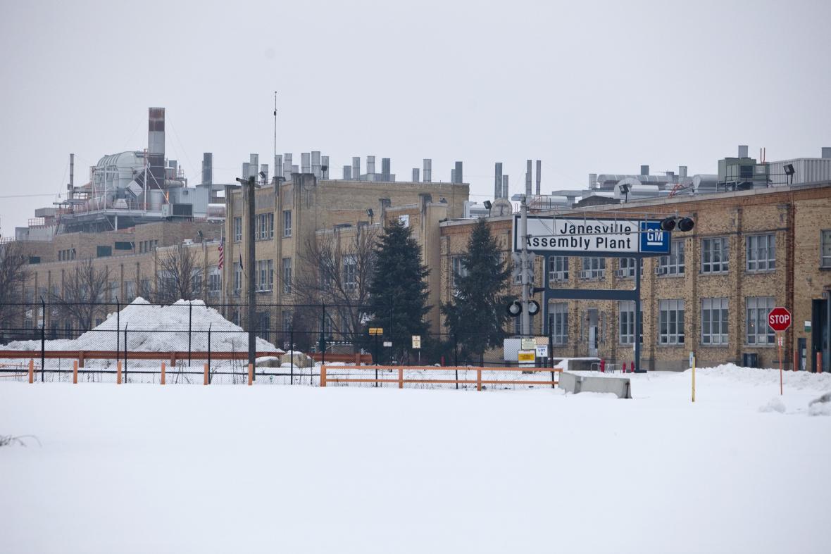 Idle General Motors plant in, Janesville, Wis.