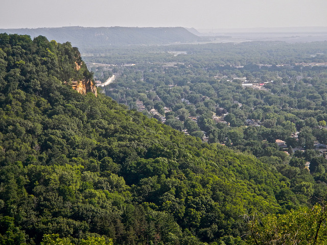 View from La Crosse bluffs