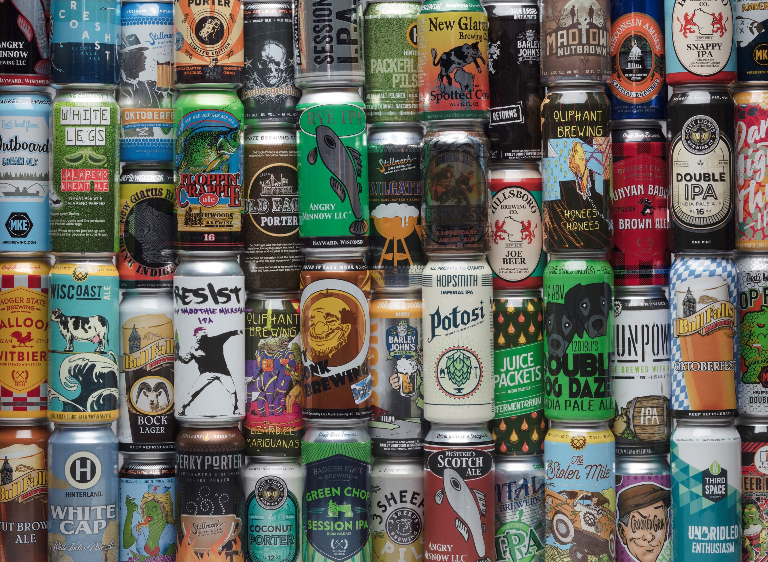 Canned craft beer was rare until the early 2010s