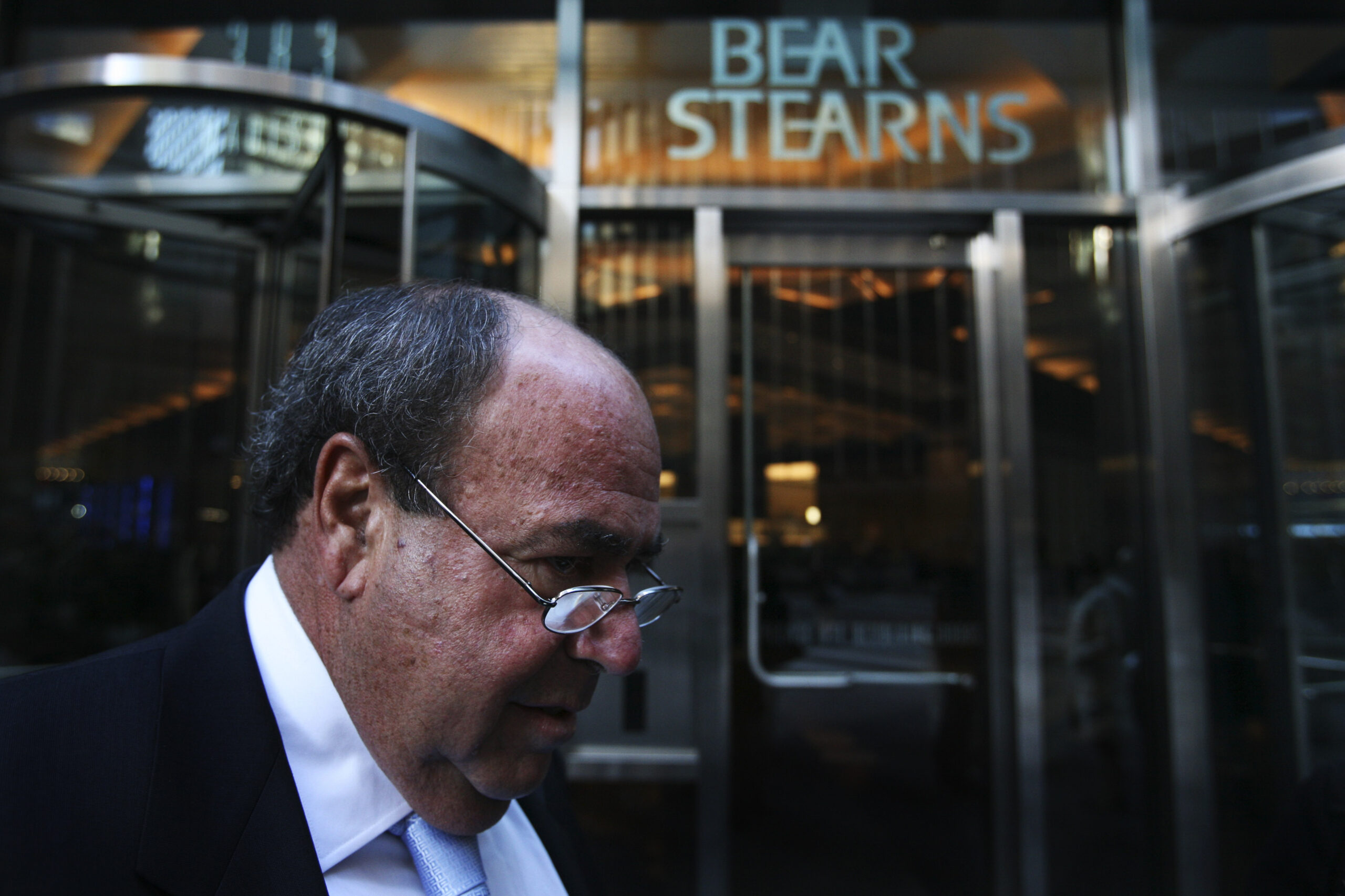 Steven Raphael, a broker with Bear Stearns, enters the company headquarters