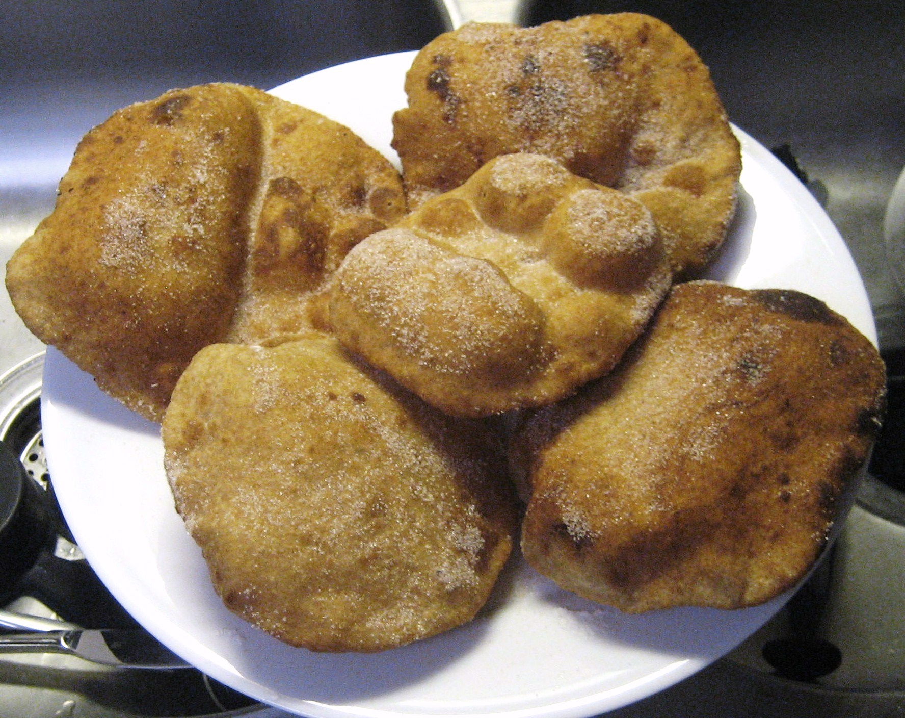 Plate of fry bread.