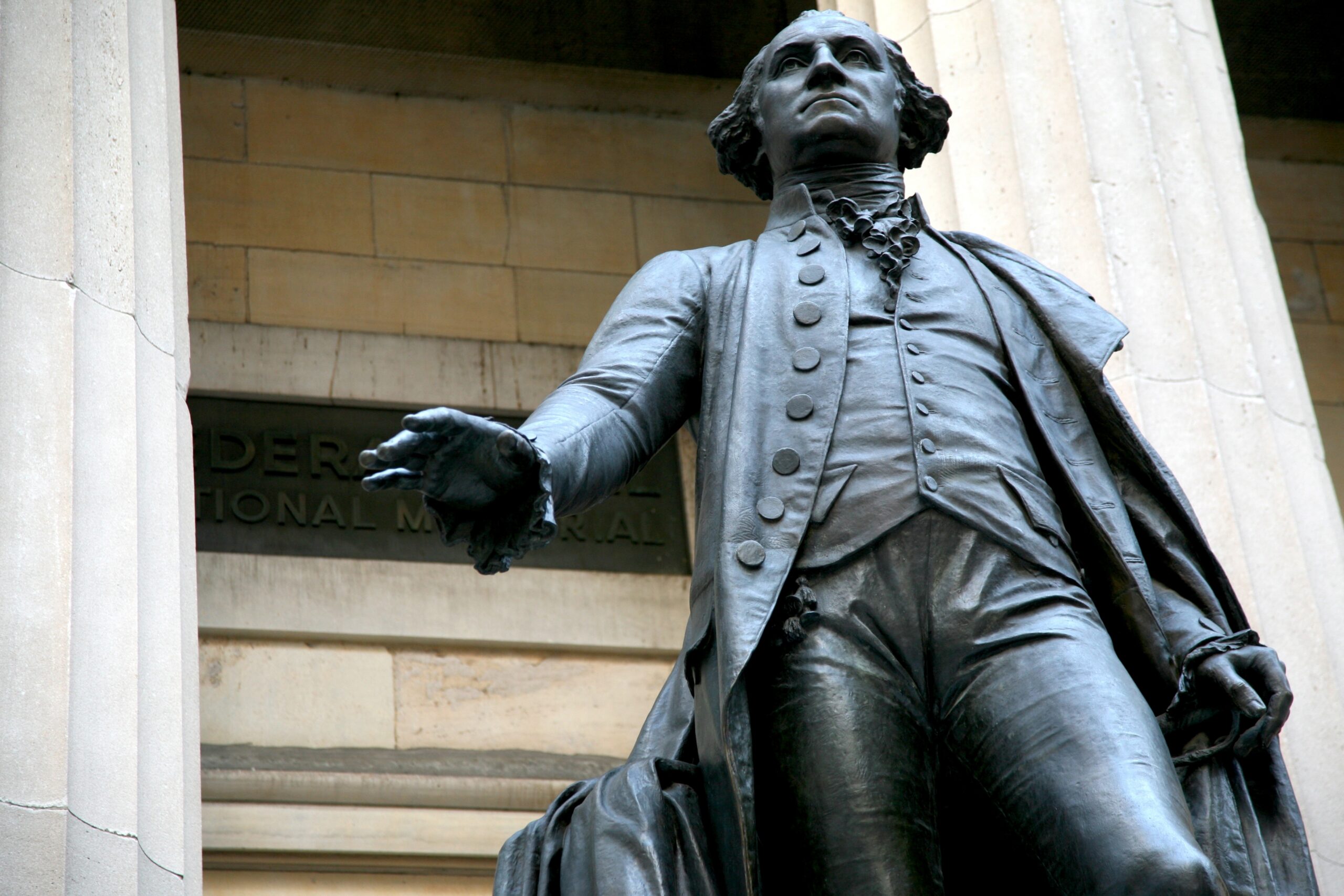 Statue of George Washington In New York