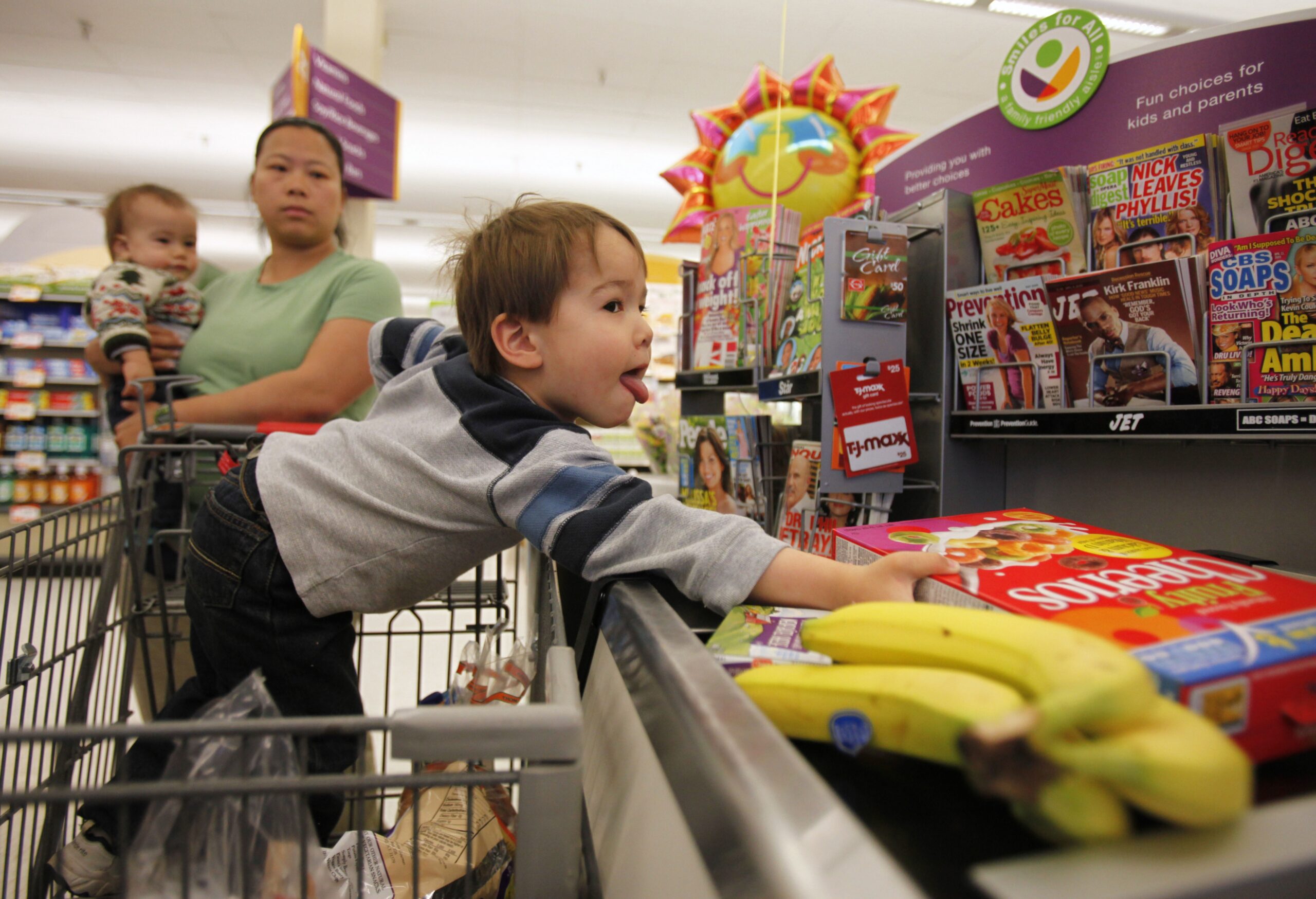 checkout line