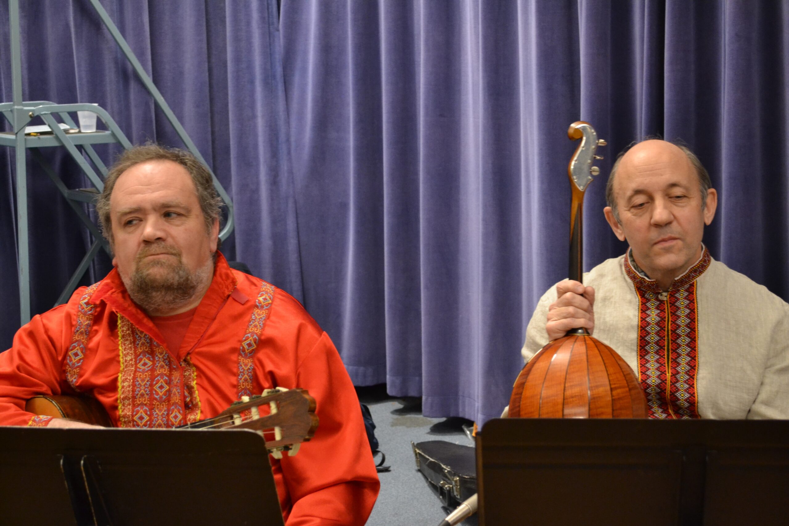 Photo of Old Time Radio cast musicians Victor Gorodinsky and Dan Cobb