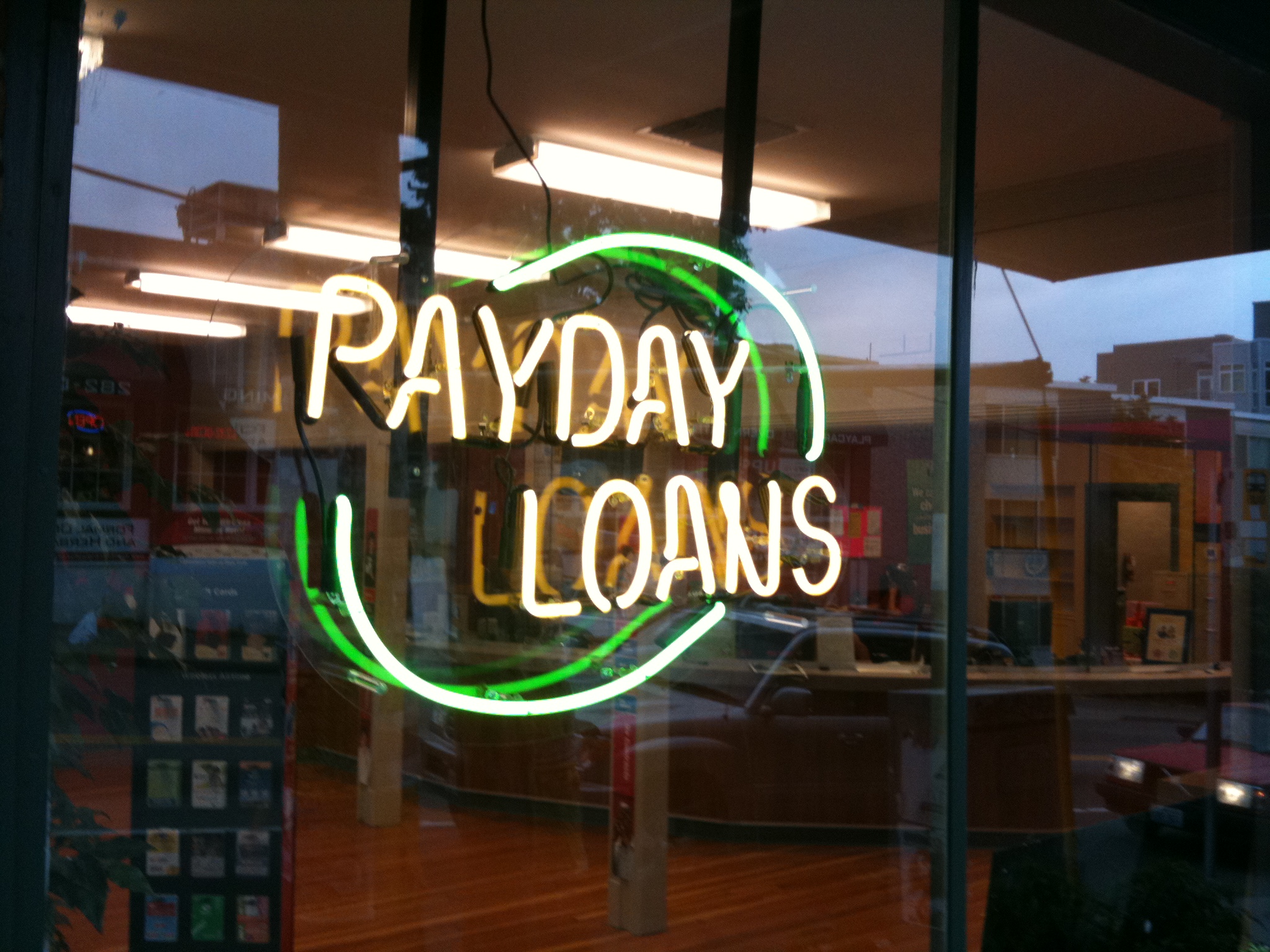 Payday Loans sign