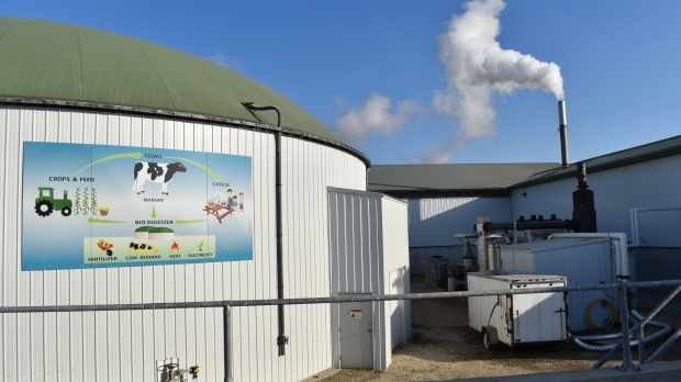 Anaerobic digester on Crave Brothers Farm