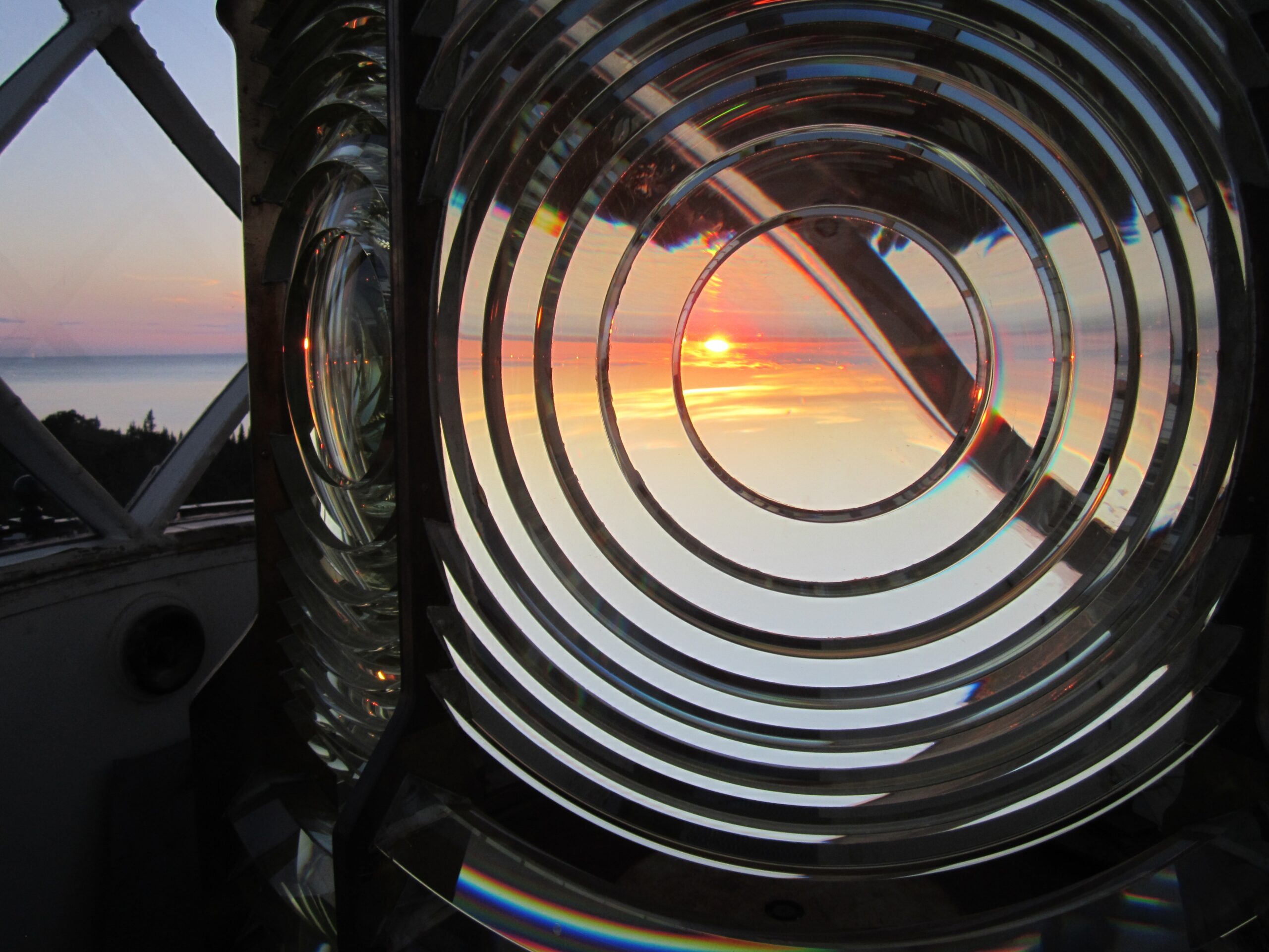 Fresnel Lens Damaged At Devils Island Light
