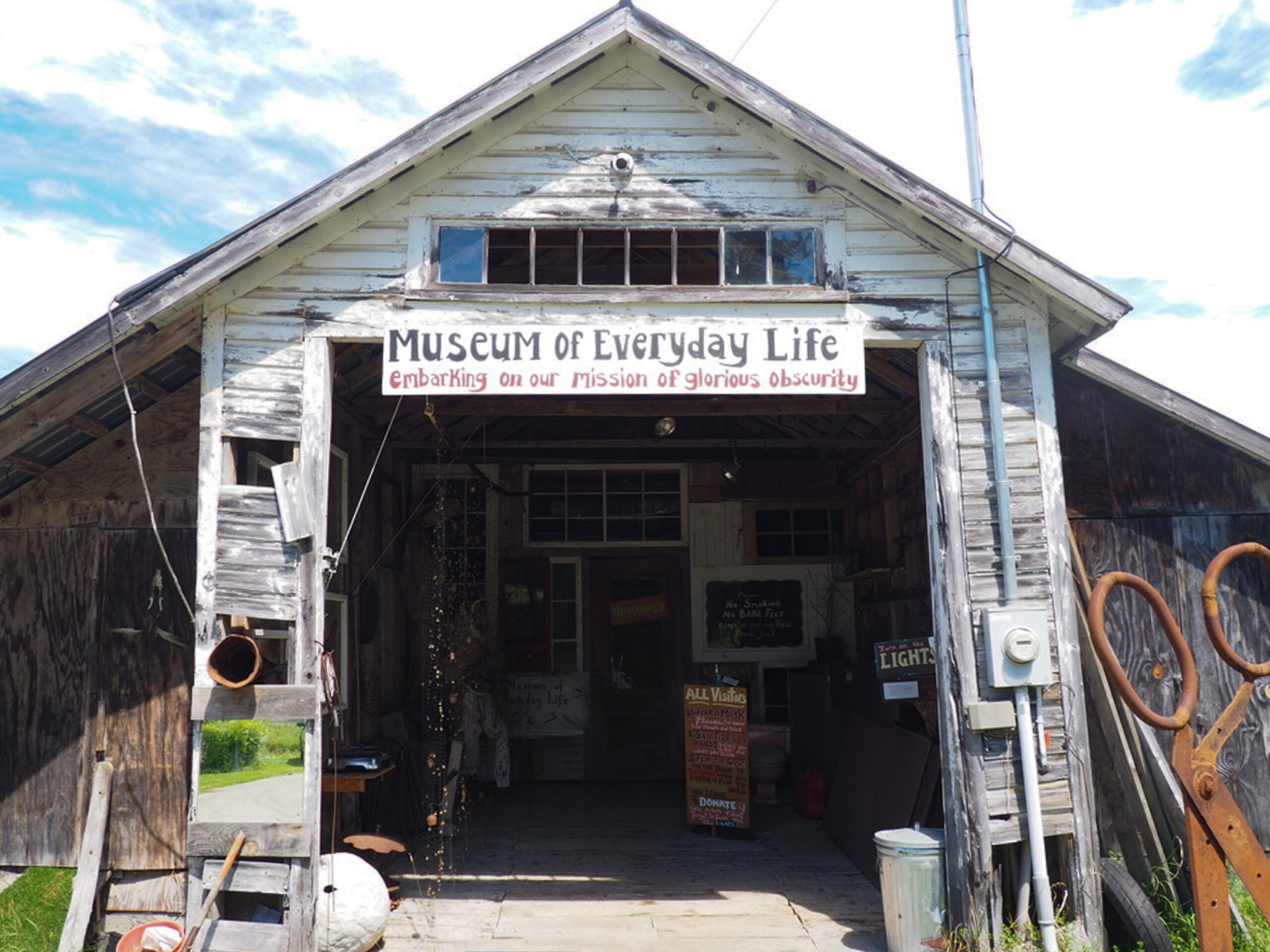 The Museum of Everyday Life is in Clare Dolan’s barn.