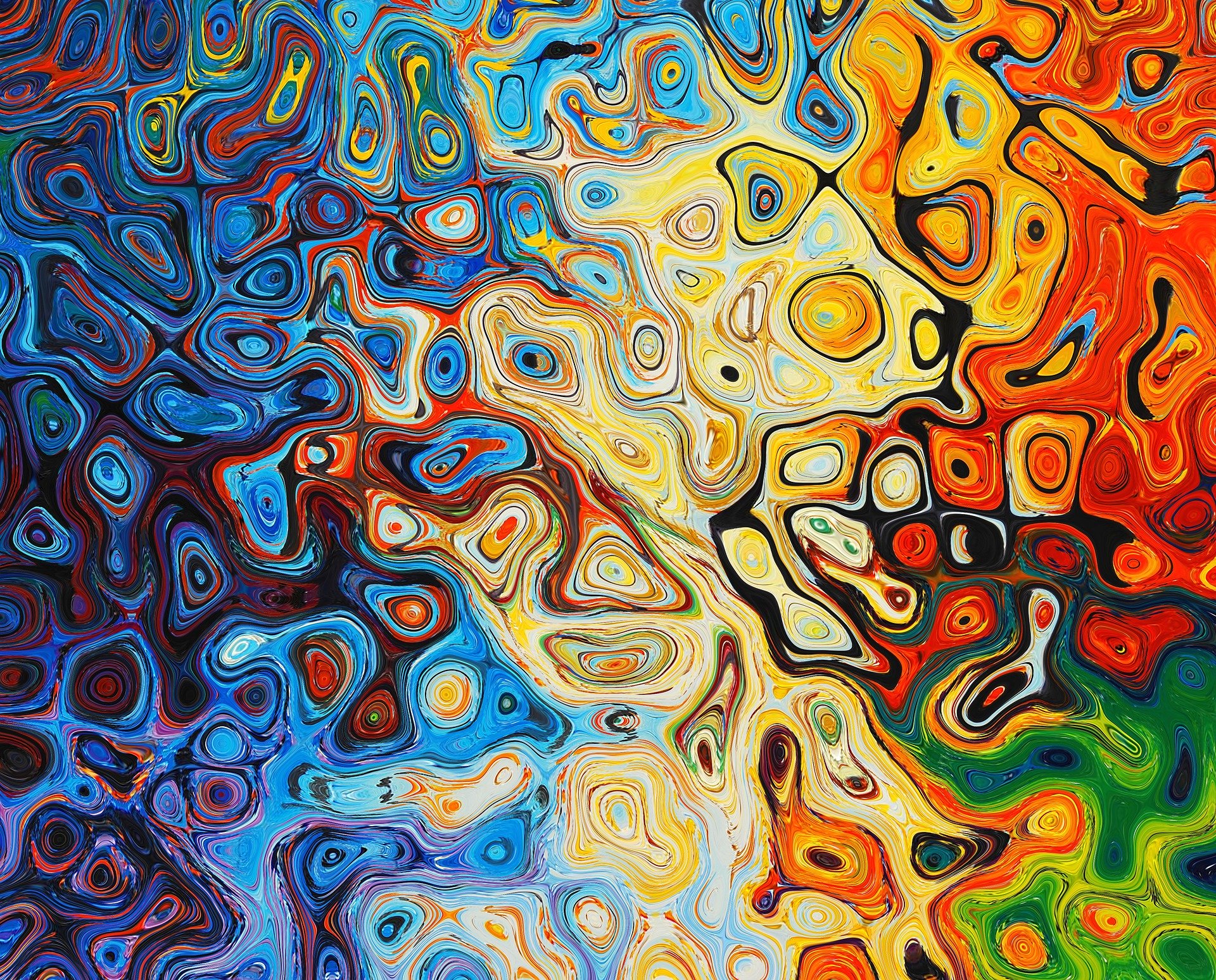 Abstract Swirl Art