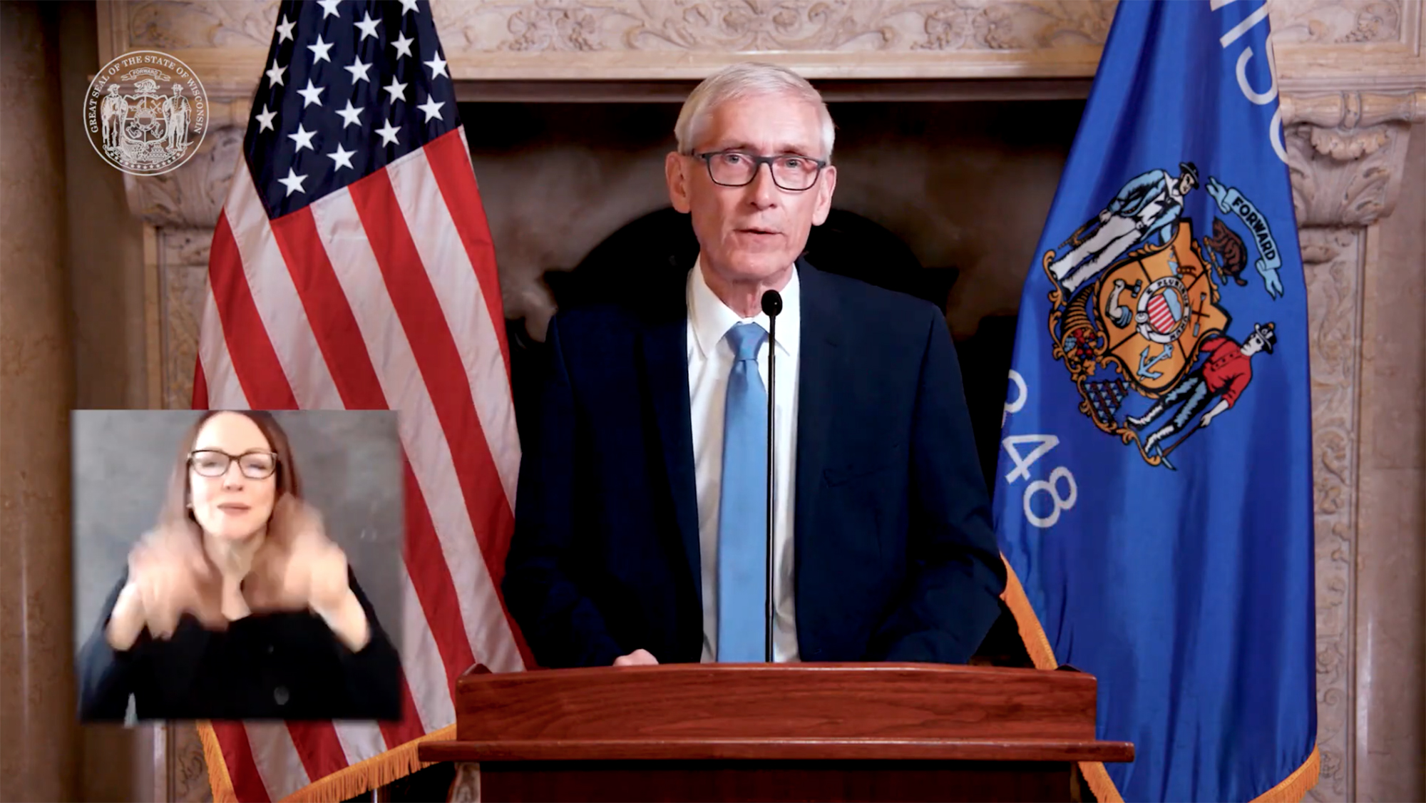 Gov. Tony Evers delivers his 2021 State of the State Address
