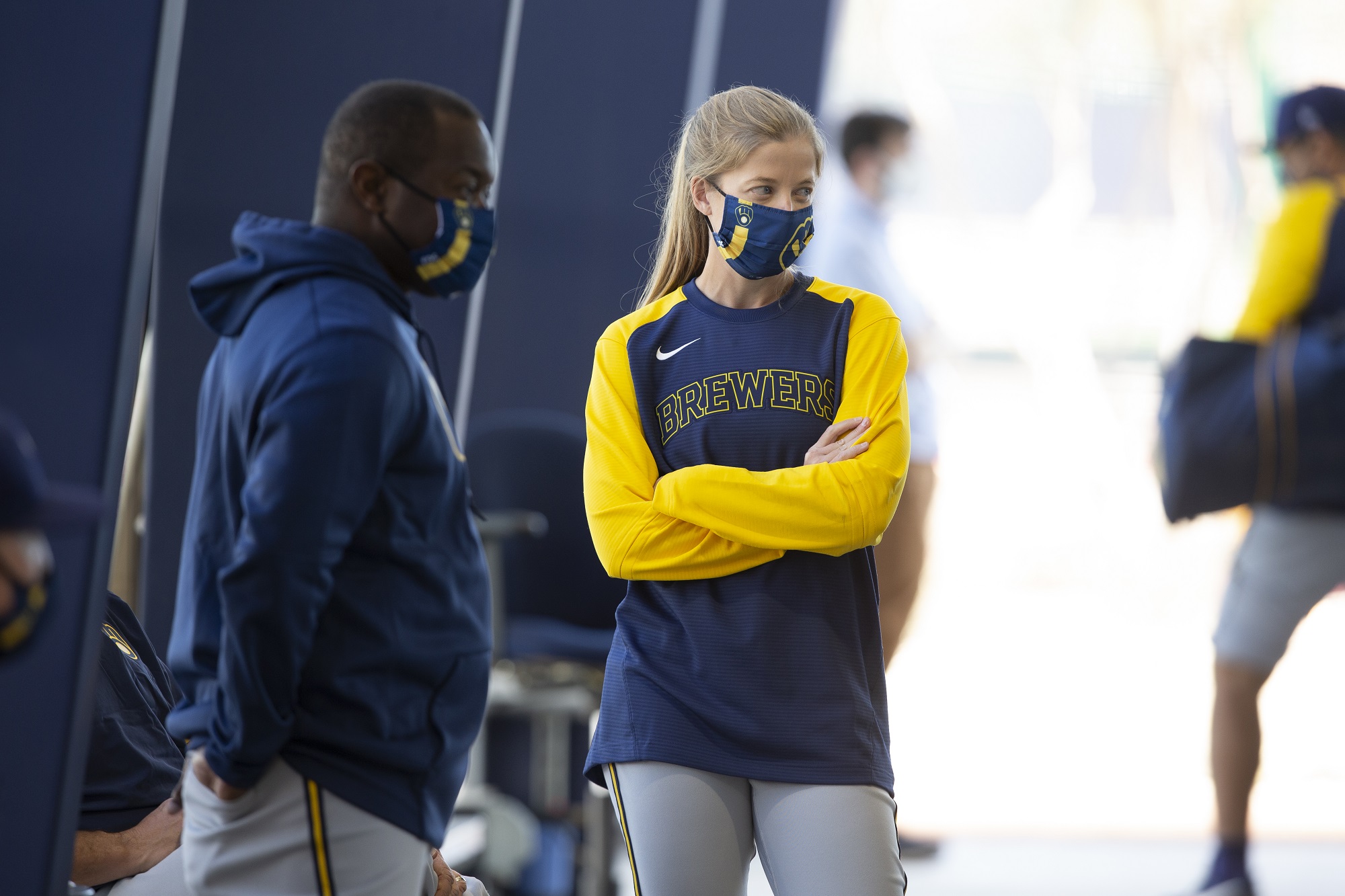 Sara Goodrum at Spring Training