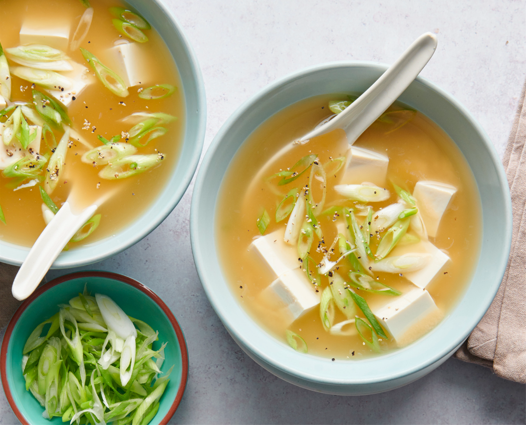 Bowls of Miso soup