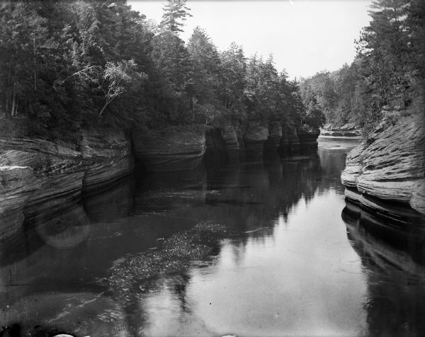 Rock formations along Wisconsin River