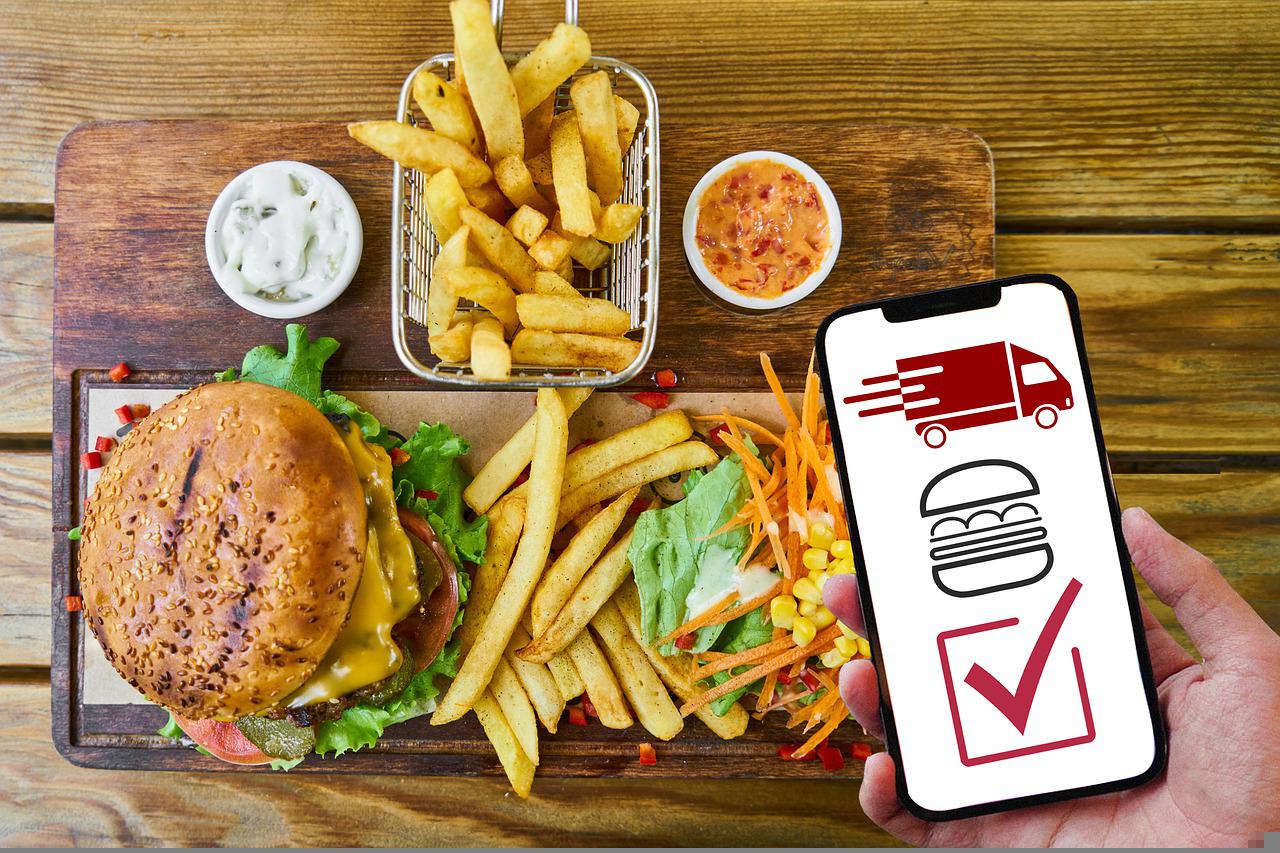 Food delivery apps became popular during the pandemic.