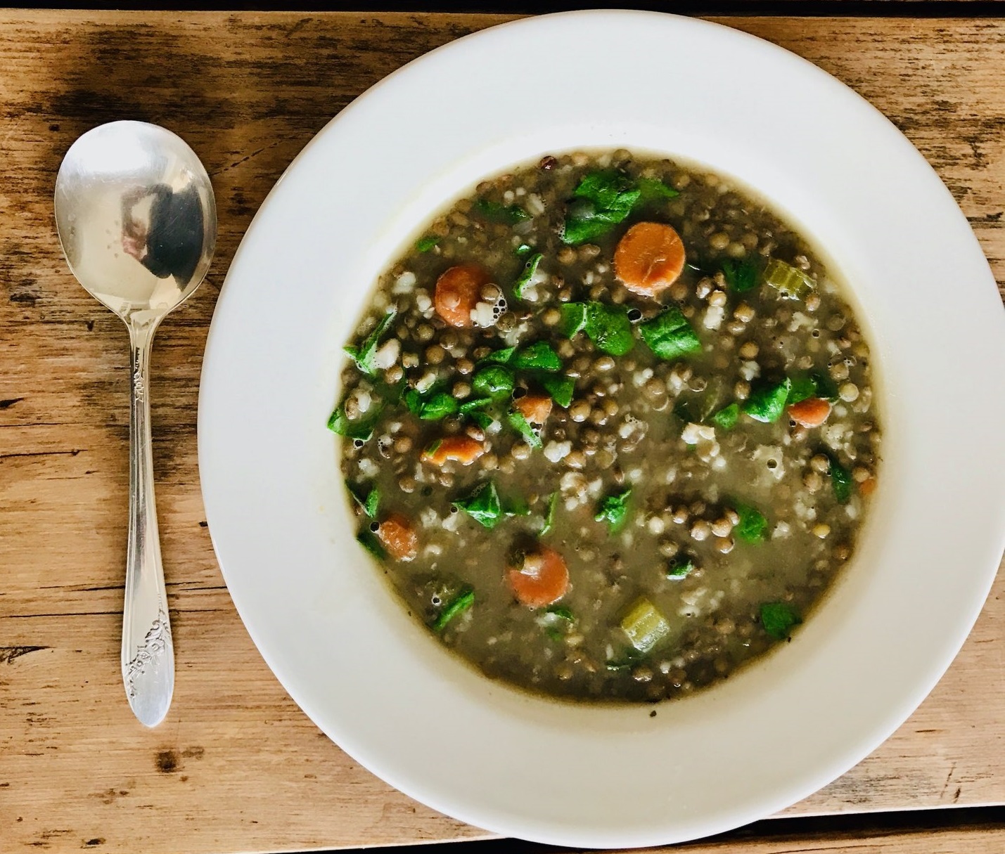 French Lentil Soup from Home Cooking Comfort