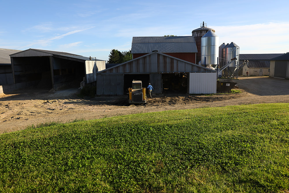 A dairy farm in Pepin Wisconsin