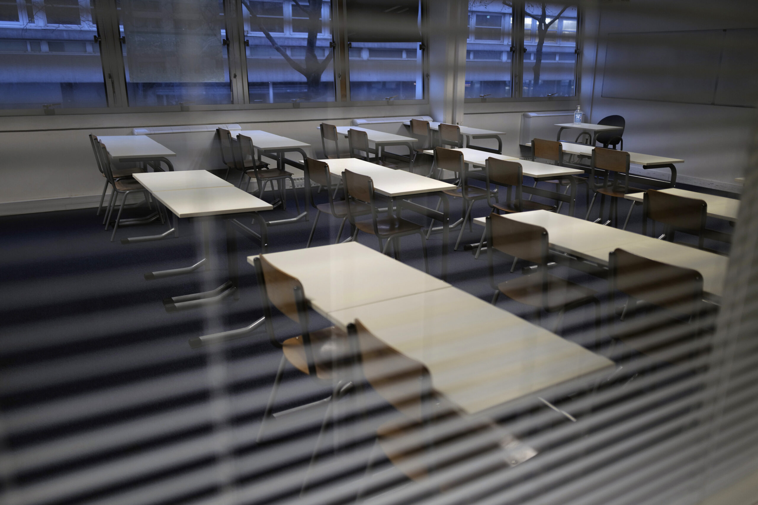 An empty classroom