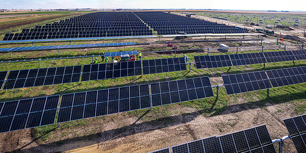 The Badger Hollow Solar Park is a 300-megawatt solar facility in Iowa County