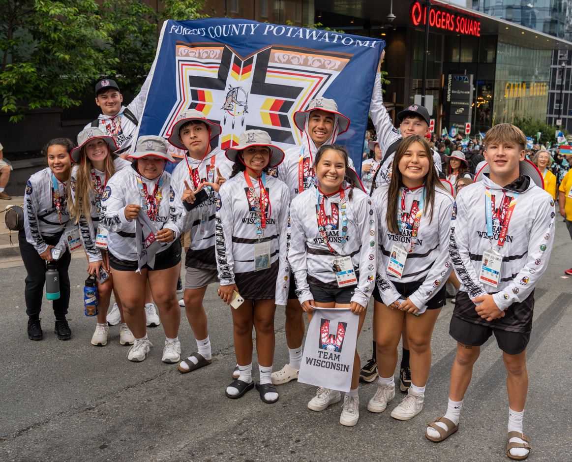 Team Wisconsin at the North American Indigenous Games