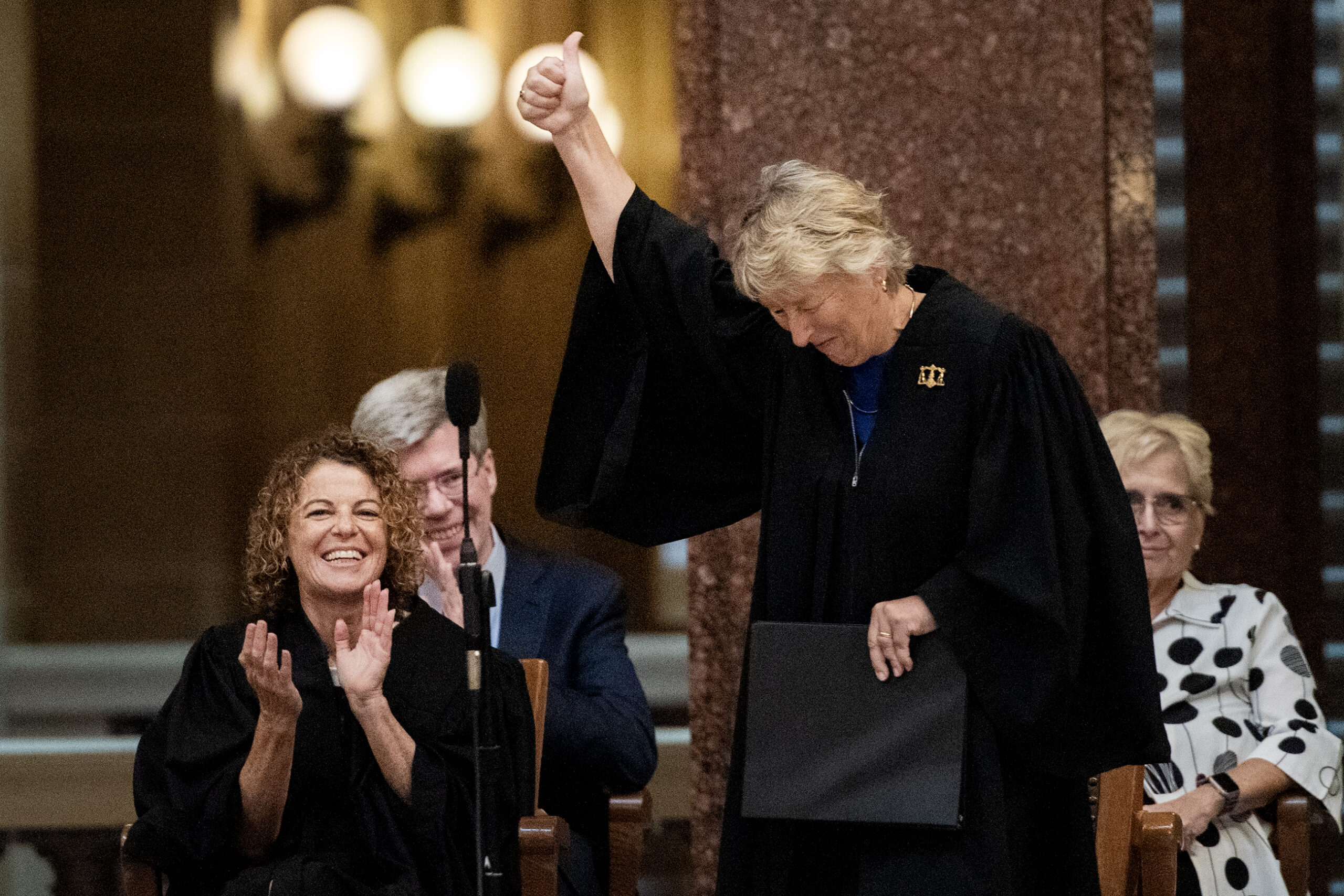 Justice Janet Protasiewicz Is Sworn In Giving Liberals Control Of Wisconsin Supreme Court Wpr 7231