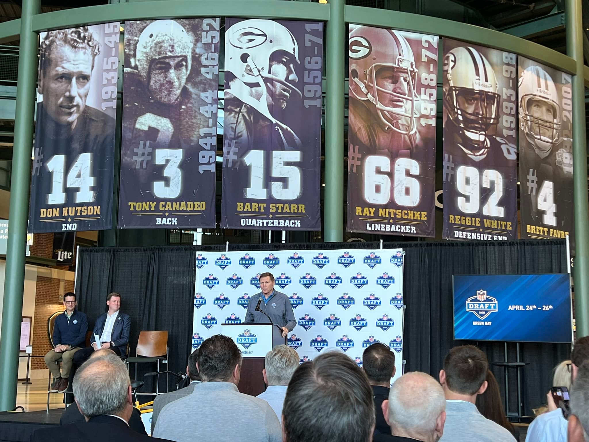 'A unique backdrop' Packers announce dates for 2025 NFL Draft in Green