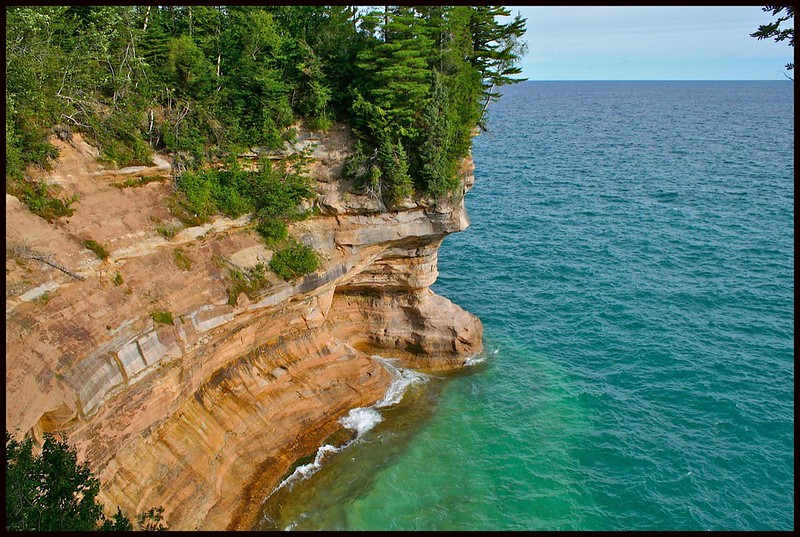 Pictured Rocks National Lakeshore on Lake Superior