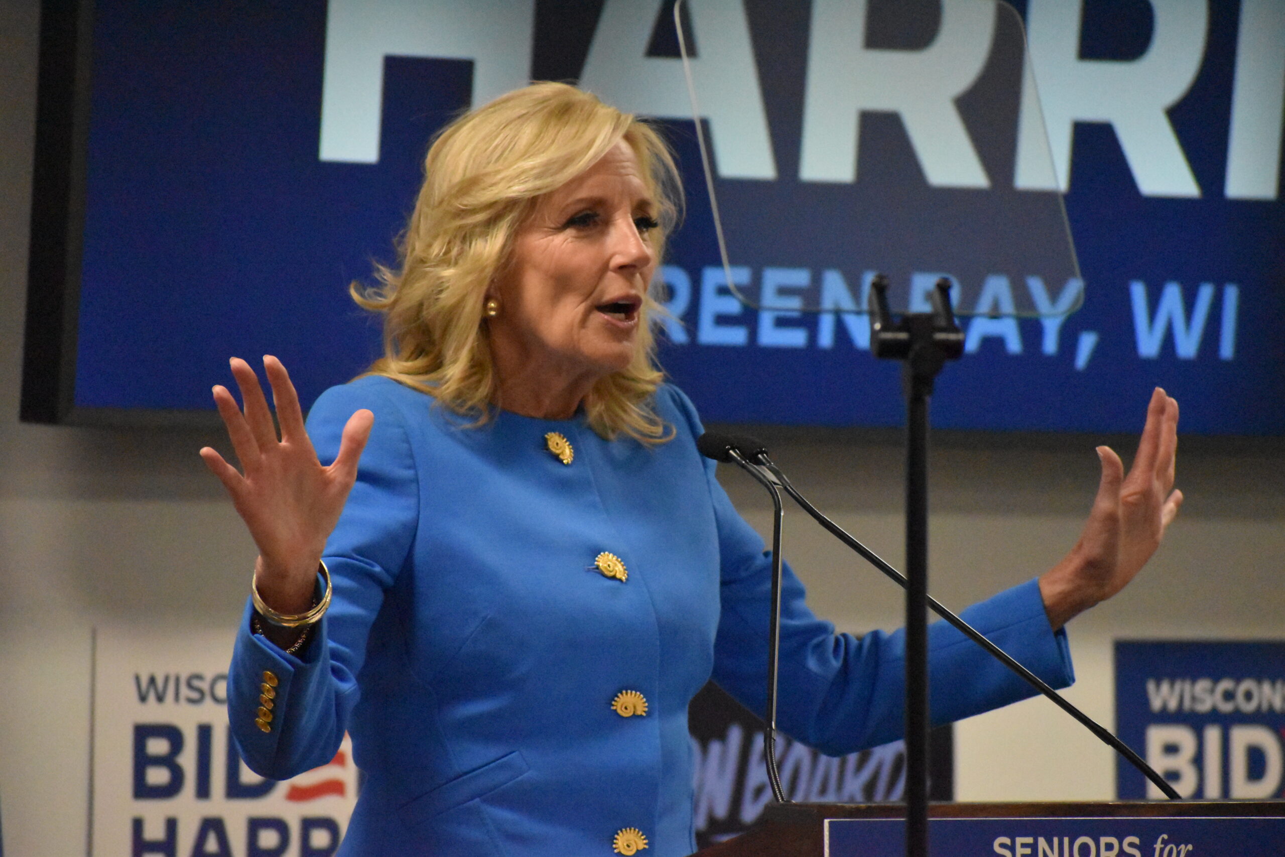 Jill Biden visits Green Bay to promote administration’s health care policies