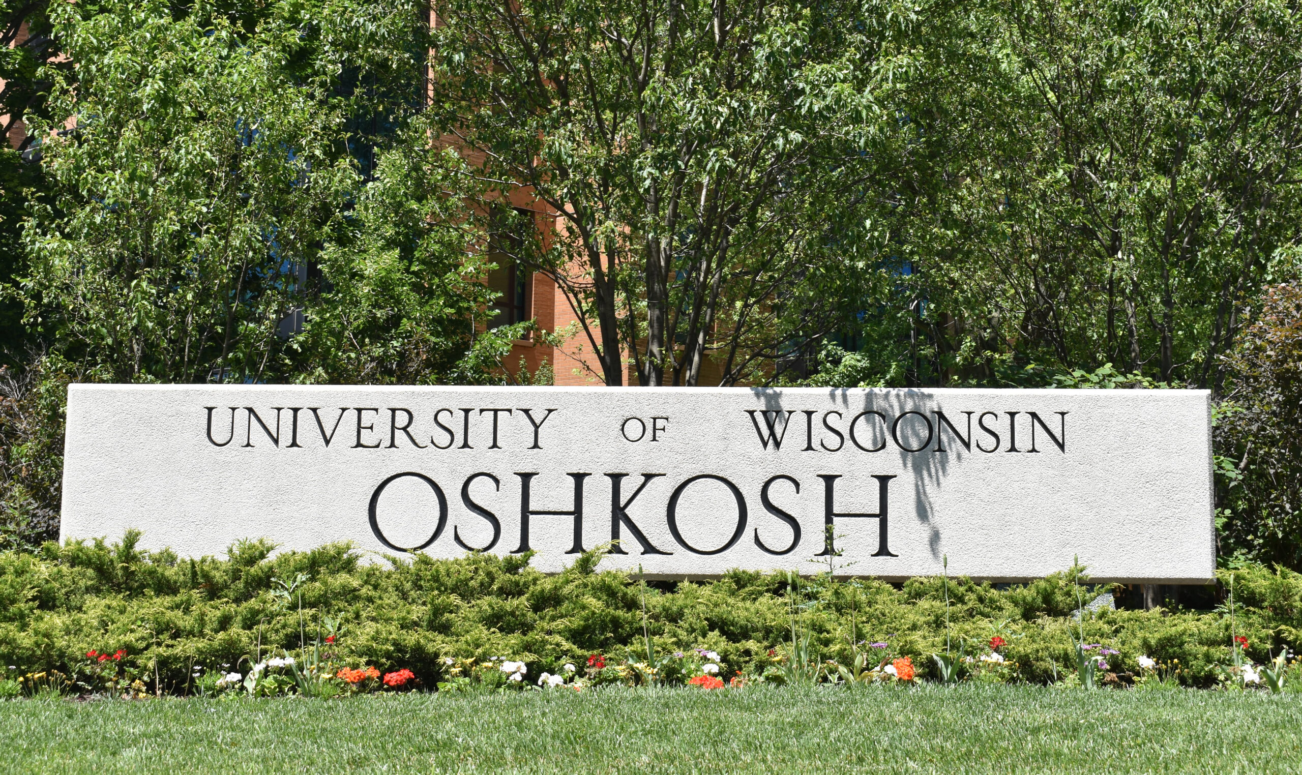 UW-Oshkosh sign
