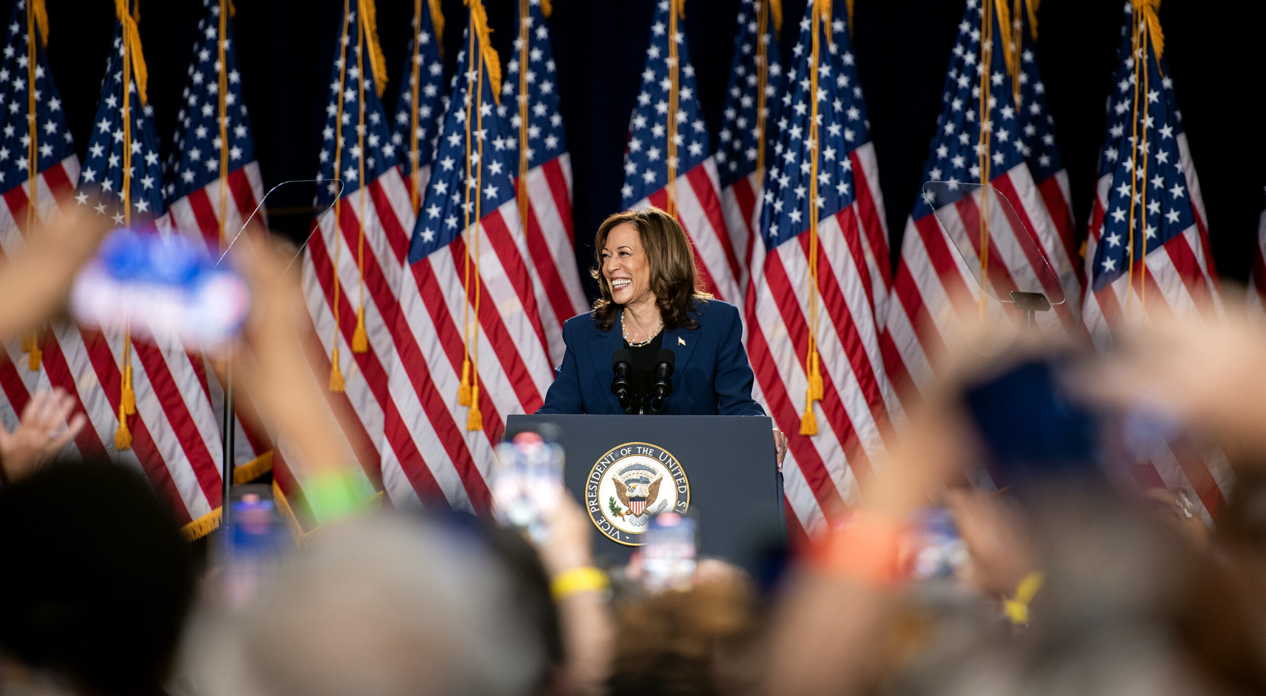 Harris makes fifth visit to Wisconsin this year — her first as presumptive presidential nominee