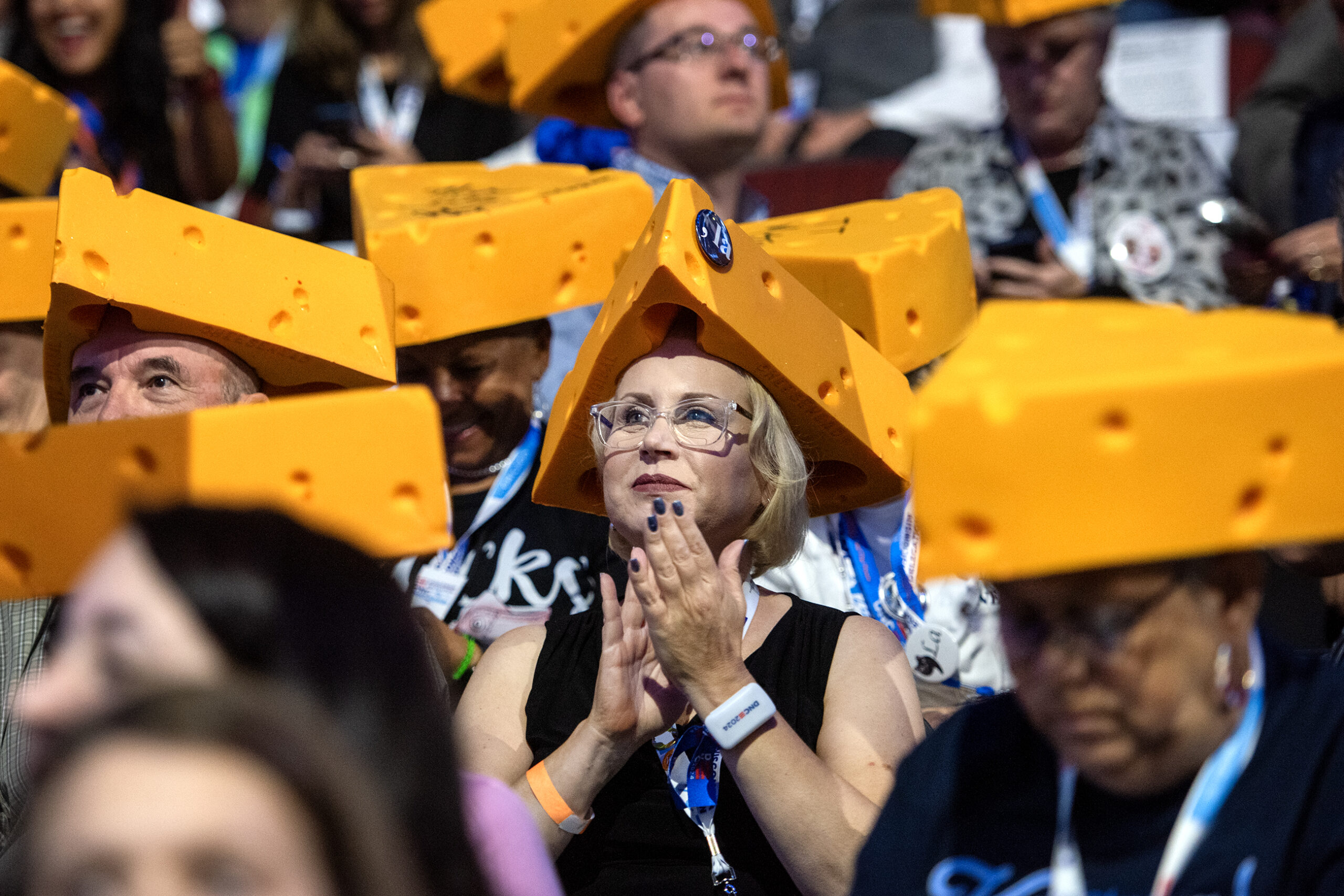 PHOTOS: Wisconsin delegates bring swing-state attitude to DNC