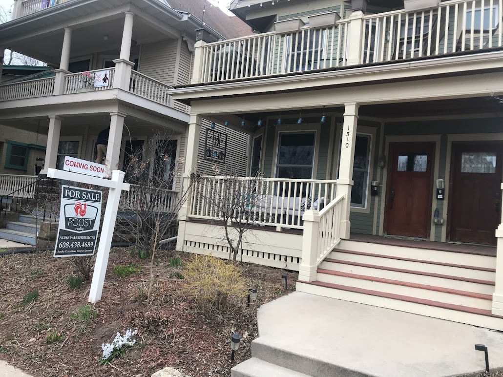 A home for sale in Madison. (Joe Tarr/WPR)