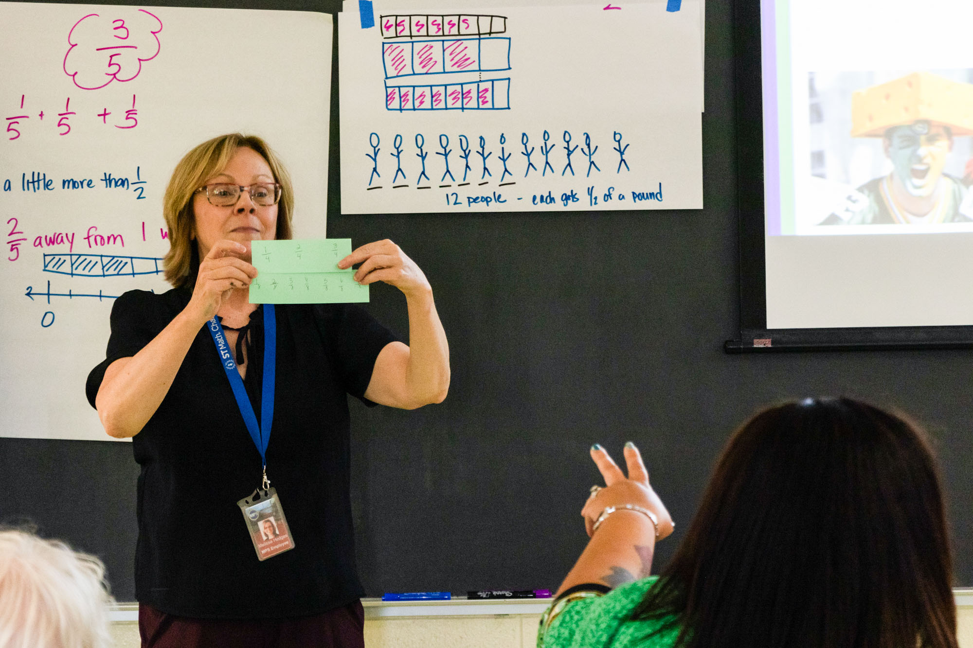 Melissa Hedges, the math curriculum director for Milwaukee schools