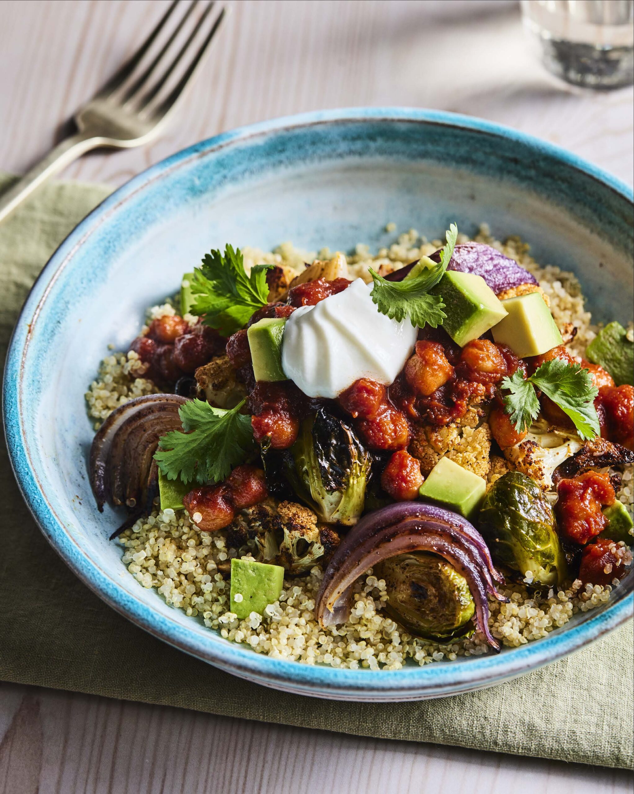 Recipe: BBQ chickpea bowls