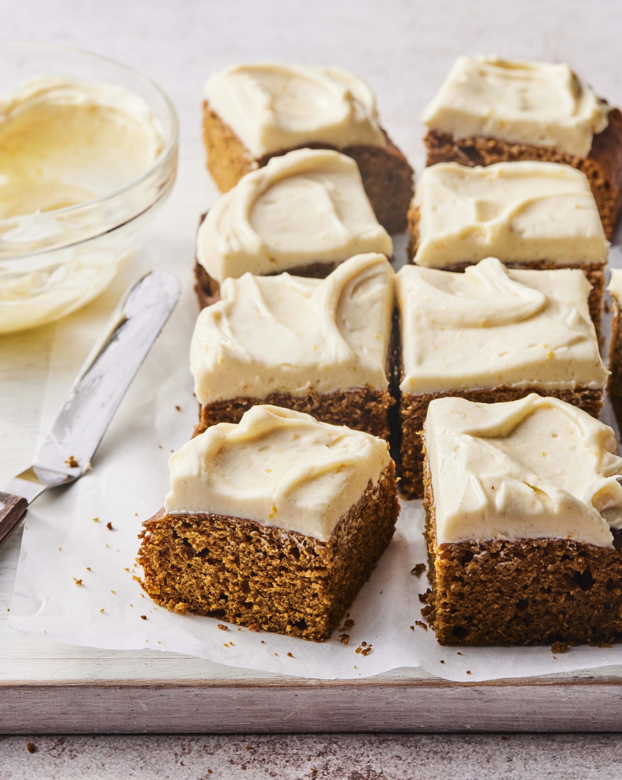 Recipe: Pumpkin gingerbread squares