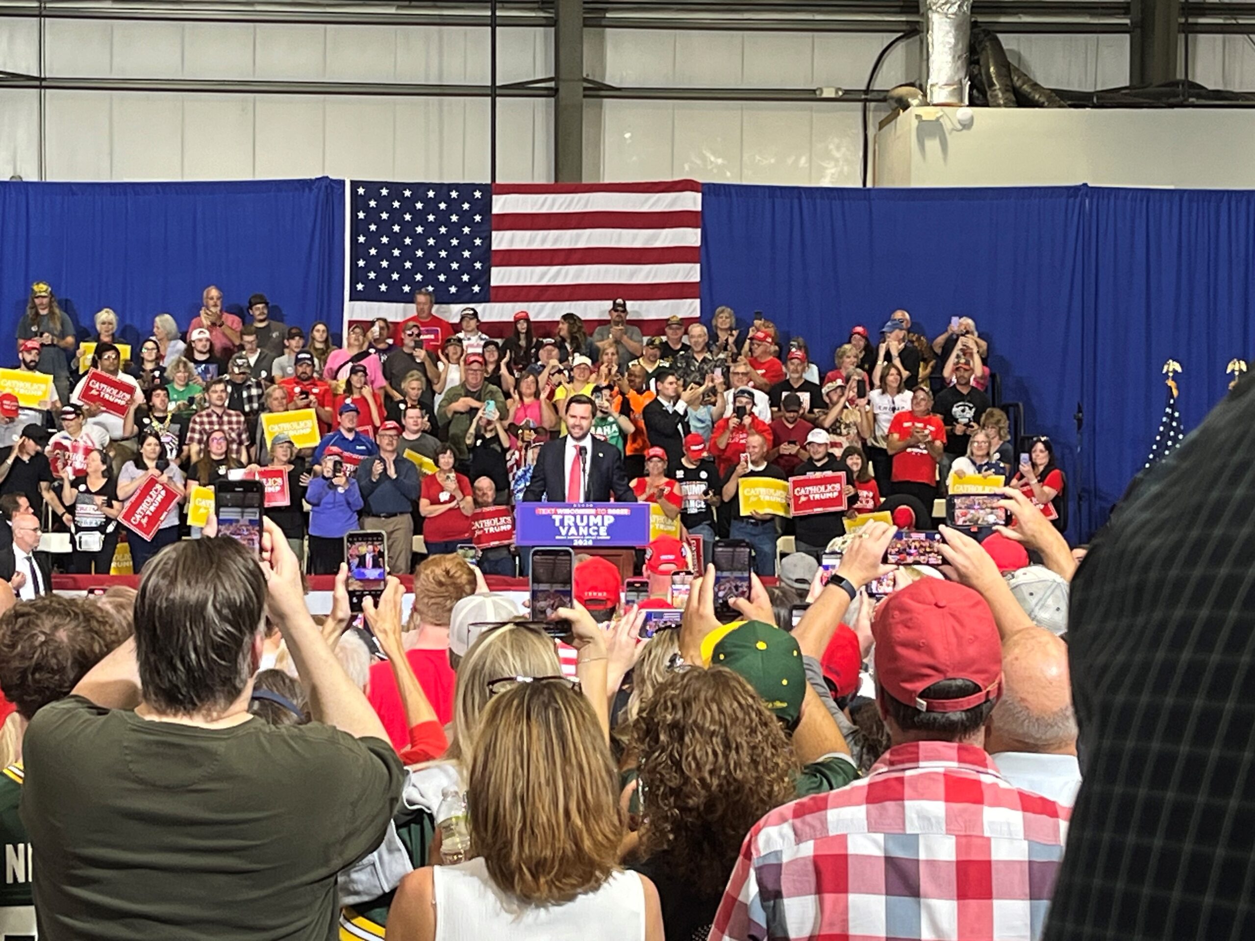 JD Vance courts Wisconsin’s Catholic voters in Waukesha