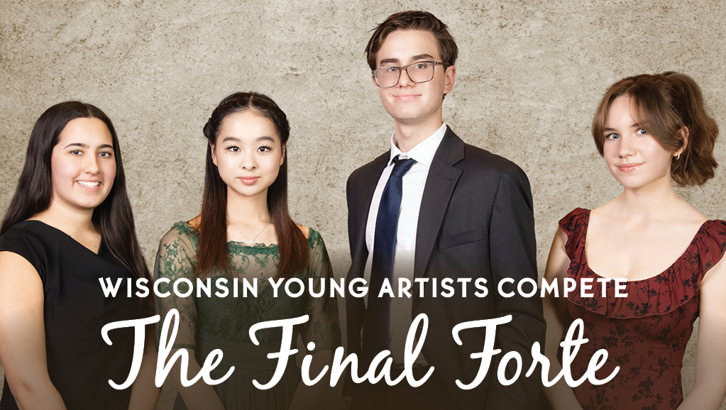 The four finalists for the 2025 Final Forte. Courtesy Madison Symphony Orchestra