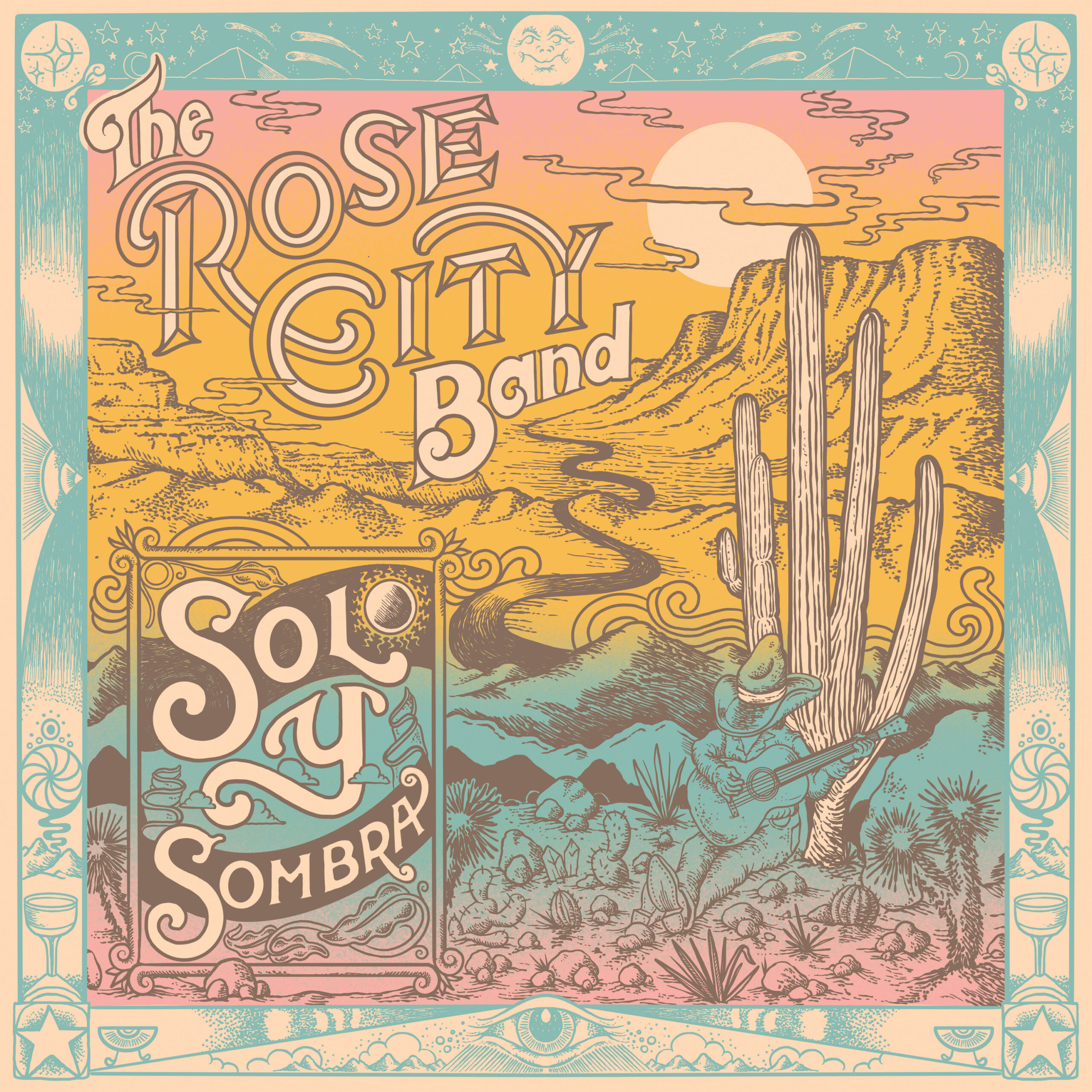 Album cover for Rose City Band's "Sol Y Sombra." (image courtesy of Thrill Jockey Records)