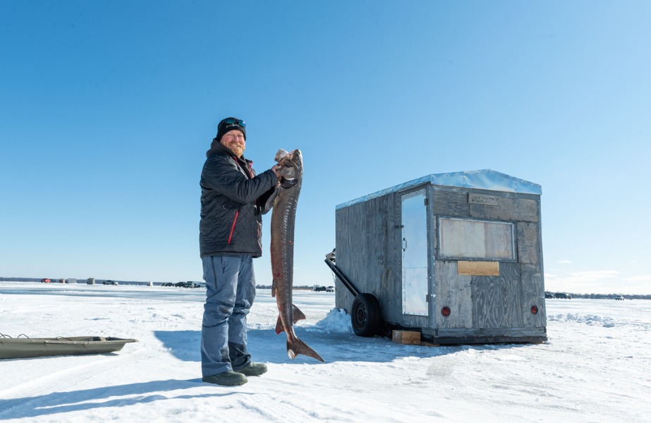 Wisconsin sturgeon spearing rebounds from warm 2024 season