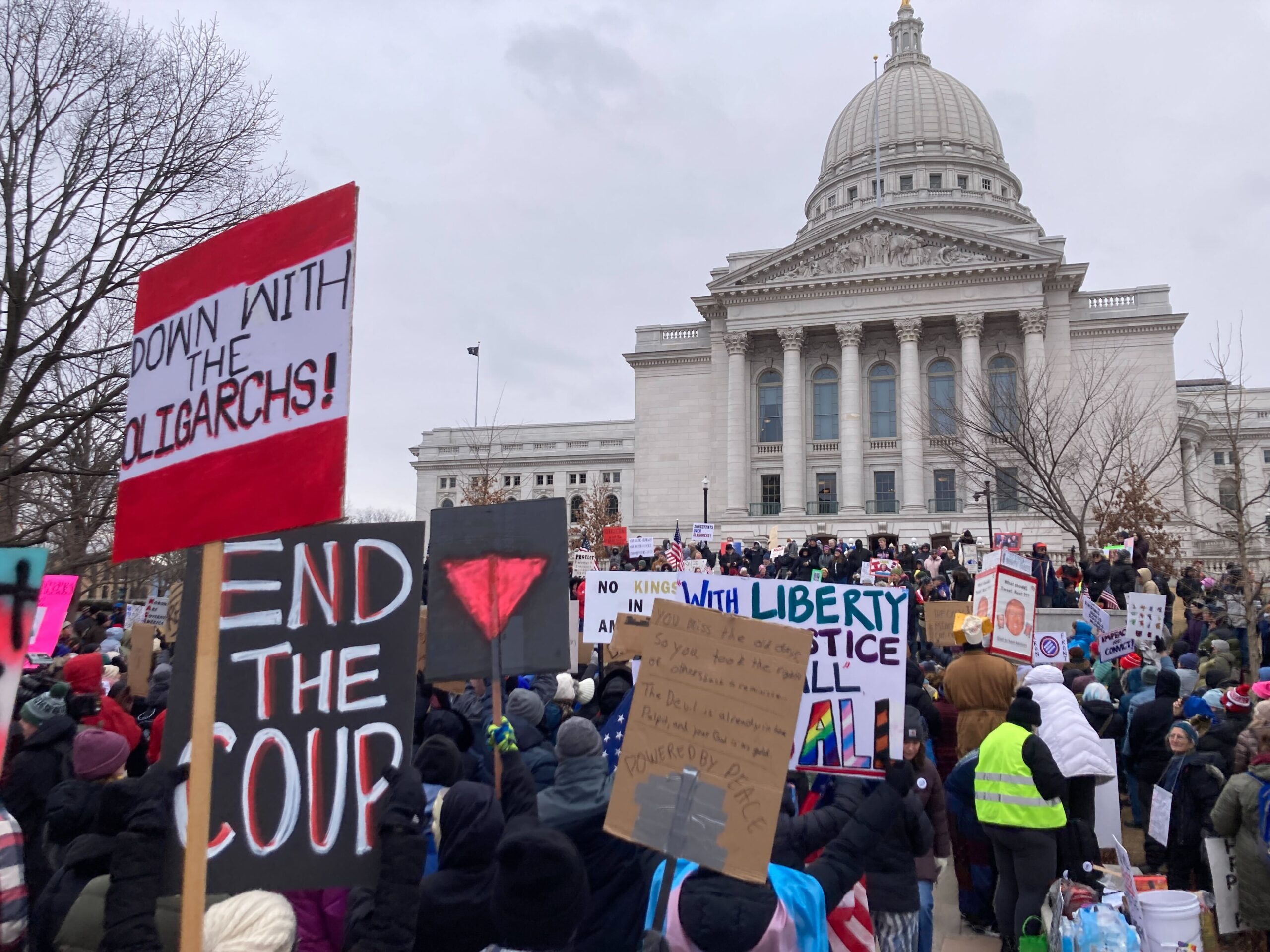 In Madison, thousands join nationwide protest of Trump administration